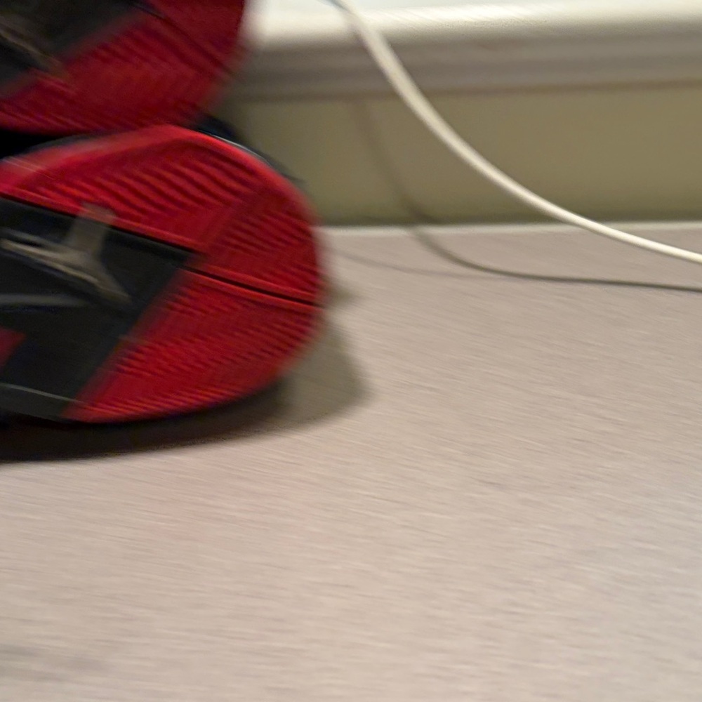 Jordan Kids Black and Red Sneakers - Picture 3 of 7